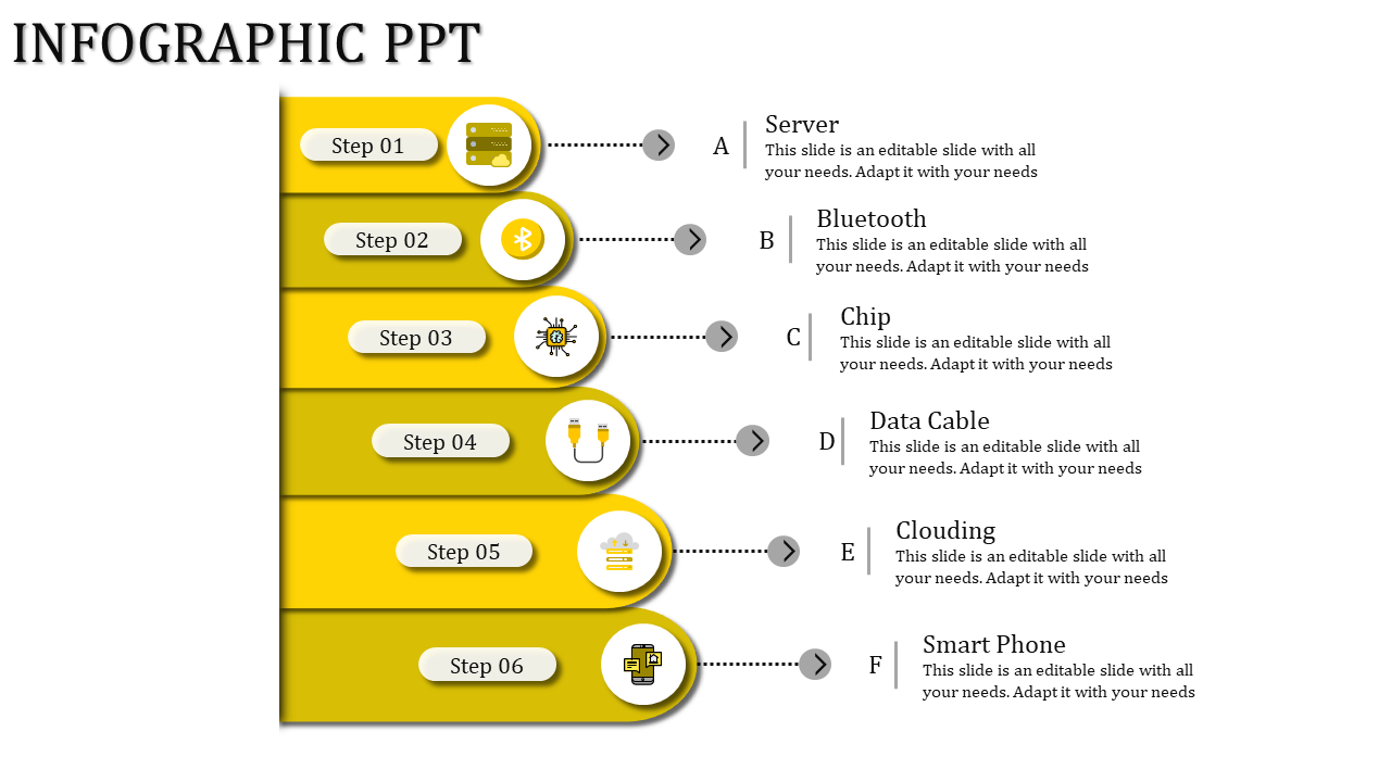 infographic ppt-infographic ppt-6-Yellow